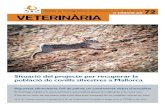 Situació del projecte per recuperar la població de conills ... 72.pdf · Situació del projecte per recuperar la població de conills silvestres a Mallorca Seguretat alimentària: