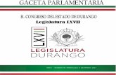 Legislatura LXVIIcongresodurango.gob.mx/Archivos/lxvii/gacetas/Gaceta 60.pdfrevoluciÓn democrÁtica, que contiene reformas y adiciones a la constituciÓn polÍtica de los estados