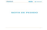 NOTA DE PEDIDO - Gobierno de Córdobacompraspublicas.cba.gov.ar/.../2013/08/Instructivo-Nota-de-Pedido.pdf · Pedido en la cual deberá completar los campos con la información que