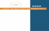 GUÍA DE ESTUDIO DE DERECHO Iliceocorregidora.mx/.../2020/07/GUÍA-2020-DERECHO-I.pdfReconocer las fuentes del Derecho para explicar el marco legal de la sociedad mexicana. Explicar