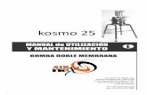 KOSMO-25 - MANUAL DE UTILIZACIÓN y MANTENIMIENTO€¦ · 6. mantenimiento 15 6.1 informaciones generales 15 6.2 limpieza 15 6.3 sustituciÓn del filtro 16 7. bÚsqueda de averÍas