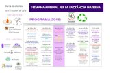 Calendari d´activitats SMLM 2016- català · ABAM al Col·legi Públic l’Urgell.Sant Josep De 17ha 19h Col·loqui-debat: Lactància És sostenible? Saló d´Actes Piscina Municipal