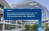 Documento Explicativo de las Retribuciones de los ... - BBVA€¦ · Documento Explicativo de las Retribuciones de los Consejeros de BBVA - 2018 4 1. Introducción Banco Bilbao Vizcaya