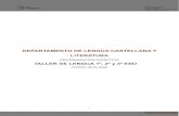DEPARTAMENTO DE LENGUA CASTELLANA Y LITERATURA ³n+del+Tallerآ  Refuerzo de Lengua castellana 1آ؛ ESO,