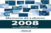 Memoria de - Instituto Nacional de Ciencias Forenses de ... Memoria de Labores 2008 Directorio Consejo