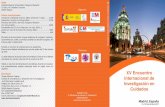 XV Encuentro Internacional de Investigación enencuentros.isciii.es/madrid2011/docs/triptico_es.pdf · XV Encuentro Internacional de Investigación en Cuidados Madrid, España 15-18