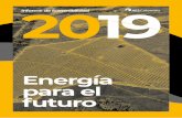 2019 · para el futuro 01 La energía es el motor que mueve al mundo, impulsa el crecimiento y desarrollo. En AES Gener estamos compro-metidos en crear soluciones innovadoras que