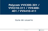 Polycom VVX300-301 / VVX310-311 / VVX400- 401 / VVX410-411 · 2016-09-29 · Directorio de contactos La administración de contactos (añadir, borrar o actualizar un contacto) se