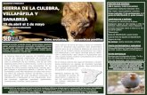 PRECIOS POR PERSONA SIERRA DE LA CULEBRA ......SIERRA DE LA CULEBRA, VILLAFÁFILA Y SANABRIA 29 de abril al 2 de mayo ESPECIAL GRUPOS REDUCIDOS SEO/BirdLife es una entidad sin ánimo