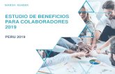 Estudio de Beneficios para Colaboradores en Perú, 2019 · Propuesta de Valor para el Empleado Tendencias Generales Talento Portales de autoservicio mejoran la experiencia del empleado.