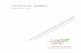 FESTIVAL DE MÚSICA€¦ · legislatura un nou concepte de festival de música a Setcases, un festival que desestacionalitzés la cultura al nostre poble i que permetés el seu gaudi