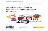 Software libre Para la empresa Rural. - Tierra Integral · 2010-11-25 · Software libre para la empresa rural. 2 . Documento bajo licencia Creative Coomons: Reconocimiento- NoComercial