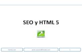 SEO y HTML 5 · kisslab.com javier.casares@kisslab.com 4 las metaetiquetas HTML 5 establece los meta-tags que ha de llevar una página, de forma que el resto puede obviarse: • application-name: