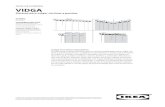 GUÍA DE COMPRA VIDGA - IKEA · Lista de la compra VIDGA herrajes de pared, 12 cm, blanco 702.991.48 €4/ud 2 uds VIDGA barra de cortina 1 riel, 140 cm, blanco 702.991.53 €7/ud