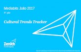 Mediabits Julio 2017 · Mediabits Julio 2017 N°382 Reporte realizado por el departamento de Research de ZenithOptimedia Argentina. Cultural Trends Tracker