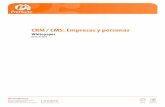 PrefSuite - CRM / CMS: Empresas y Personas 2006.3...CRM, y no tanto en este apartado de empresas, para dar de alta al personal que forma parte de la empresa usuaria del programa. •