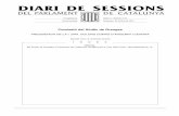 DIARI DE SESSIONS - Síndic de Greuges de Catalunya · 2017-03-23 · Sèrie C - Núm. 170 DIARI DE SESSIONS DEL PARLAMENT DE CATALUNYA 25 d’abril de 2001 3 SESSIÓ NÚM. 5.1 COMISSIÓ