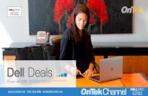 Dell Deals - OnTek...Dell Deals Ofertas válidas del 1 al 31 de enero, hasta agotar existencias. Enero de 2018 Todos los precios se indican sin IVA. · 902 566 048 · ontek@ontek.net