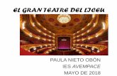 EL GRAN TEATRE DEL LICEU - avempace.comde+archivo/6997/...El Gran Teatro del Liceo de Barcelona, conocido como «El Liceo» (El Liceu, en catalán), es el teatro en activo más antiguo