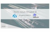 Tests sous Drupal 8 · Dépréciation de Simpletest, il est recommandé d’utiliser PHPUnit. Selon la version de PHP utilisée : < PHP 7.2 : PHPUnit4.8 (la plus utilisée dans la