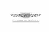 NORMAS DE CONSTRUCCIÓN DE LA ADMINISTRACIÓN PÚBLICA … · 1.- Estas Normas de Construcción de la Administración Pública de la Ciudad de México, son de aplicación general