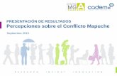 Presentación de PowerPoint · Falta de trabajo Conflicto Mapuche Delincuencia/Droga Salud Educación Costo de la vida Contaminación Otro % Total menciones % Primera Mención Casos: