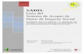 SADIS - CossecDatos de Impacto Social Instrumento para la recolección de información que contribuya a reseñar las aportaciones socioeconómicas de las cooperativas de ahorro y crédito