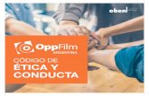 CÓDIGO DE ÉTICA Y CONDUCTA - Oben Group4.2.5 CONDUCTA EN LAS REDES SOCIALES Como colaborador de Opp Film Argentina deberás cumplir con las siguientes obligaciones: Utilizar un lenguaje