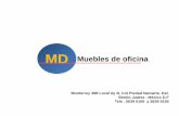 MD Muebles de oficinasasites.com.mx/files/MD_Catalogo_2012.pdf · 2012-06-04 · Monterrey 398 Local Ay B, Col Piedad Narvarte, Del. Benito Juárez . México D.F Tels . 5639 0106