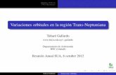Variaciones orbitales en la región Trans-Neptunianagallardo/sem/TGallardoSUA2012.pdf · Tabaré Gallardo Variaciones orbitales. Dinámica de Kozai TNOs Resonantes Mapas de Kozai