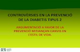 CONTROVÈRSIES EN LA PREVENCIÓ DE LA DIABETIS TIPUS 2gestorweb.camfic.cat/uploads/ITEM_850_EBLOG_2026.pdf · prevención de la diabetes, en individuos con riesgo de padecerla, mediante