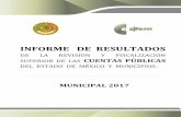 INFORME DE RESULTADOS · INFORME DE RESULTADOS DE LA FISCALIZACIÓN DE LAS CUENTAS PÚBLICAS DEL ESTADO DE MÉXICO Y MUNICIPIOS, CORRESPONDIENTE AL EJERCICIO 2017 . ... Bienes Muebles