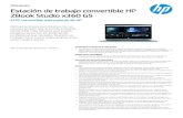 ZBook Studio x360 G5 Estación de trabajo conver tible H Pfotos.valorista.es/descargas/HPZBookStudiox360_FichaVa... · 2019-06-03 · Sea productivo en cualquier situación. Windows