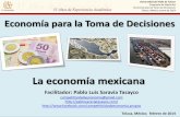 La economía mexicana - WordPress.com · En el largo plazo la economía mexicana tiende a caer, 1935-2014 Tendencia en el largo plazo Modelo de la Revolución Mexicana Crecimiento