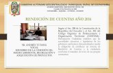 RENDICIÓN DE CUENTAS AÑO 2016 - Gobcochapamba.gob.ec/cotopaxi/wp-content/uploads/2016/... · MIEMBRO DE LA COMISIÓN DE: MEDIO AMBIENTE, RECREACIÓN Y ADQUISICIÓN DE PROYECTOS