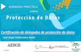 Presentación de PowerPoint · 2019-09-26 · Agencia Española de Protección de Datos (Esquema AEPD-DPD). – Comité del Esquema de certificación de DPD, como mecanismo para contactar