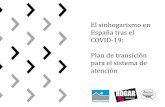 El sinhogarismo en España tras el COVID-19 - Inicio - HOGAR SÍ · 2020-05-18 · Según la Estrategia Nacional Integral para Personas Sin Hogar existían en España, al menos, 33.000