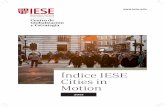 Centro de Globalización y Estrategia · 4 IESE Business School - Índice IESE Cities in Motion El presente documento es el resultado de un esfuerzo colectivo que incluye a nuestro