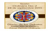 Sesión Ordinaria No. 2 24 de septiembre 2015congresosanluis.gob.mx/sites/default/files/unpload/tl/dd/2016/08... · el 2 de septiembre del mismo año, certificación diecinueve actas