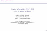 Lógica informática (2019 20) - Tema 3: Tableros semánticosmjoseh/cursos/li-19/temas/tema-3.pdf · 2019-09-11 · PD Tema 3: Tableros semánticos Lógicainformática(2019–20)