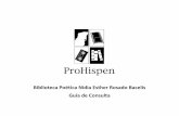 Biblioteca Poética Nidia Esther Rosado Bacelis Guía de ...prohispen.com/wp-content/uploads/2018/10/Nidia-Eshter-Rosado-Ba… · Centro Cultural ProHispen A.C. Guia de consulta: