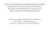 TALLER ESTANDARES INTERNACIONALES PARA MEDIDAS DE … 1... · 2013-09-27 · taller estandares internacionales para medidas de mitigacion en peligro aviario y fauna/uso de suelos