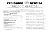 TIERRA Y LIBERTAD - transparenciamorelos.mx · 2015-03-13 · PERIÓDICO OFICIAL ... 1400-03-223-004, así como títulos de concesión para la prestación de los servicios de agua