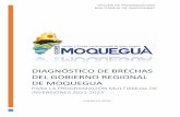 DIAGNÓSTICO DE BRECHAS DEL GOBIERNO REGIONAL DE … · 2020-01-24 · diagnÓstico de brechas del gobierno regional de moquegua para la programaciÓn multianual de inversiones 2021-2023