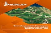 Georreferenciación Directa para INS-B de Inertial Labs · DE GEOREFERENCIA IMPULSADOS POR EL UAV PARA LOGRAR RESULTADOS DESEABLES, ALTAMENTE PRECISOS INS-Asistido por GPS Procesamiento
