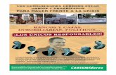BANCOS Y CAJAS, INMOBILIARIAS, POLÍTICOS · 2013-04-19 · INMOBILIARIAS, POLÍTICOS... ¡LOS ÚNICOS RESPONSABLES! Consumidores la economía de los. LA CRISIS FINANCIERA INTERNACIONAL