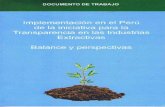 Implementación en el Perú de la Iniciativacooperaccion.org.pe/wp-content/uploads/2017/03/00134.pdf · eficiente para la planificación del desarrollo. La iniciativa EITI es de carácter