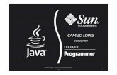 CAMILO LOPES · 2008-09-04 · Camilo Lopes -Sun CertifiedProgrammerJava 6 grandes sistemas de abrangência nacional. Tecnologias: UML, JSE 5.0, JEE 1.4, JBoss 4.x, WebLogic 9.x,