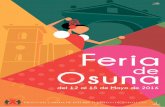 Sumario - Ayuntamiento de Osuna · 2018-03-01 · “La revista y el cartel de Feria no suponen ningún coste para el Ayuntamiento de Osuna . La edición de la revista se financia