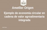 Ametller Origen - cdn.bdigital.orgcdn.bdigital.org/PDF/Tech4Good19/AmetllerOrigen.pdfAmetller Origen Tech4Good Congress MATERIAS PRIMAS/ ENERGÍA AGRICULTURA Fruta Verduras Viñedos